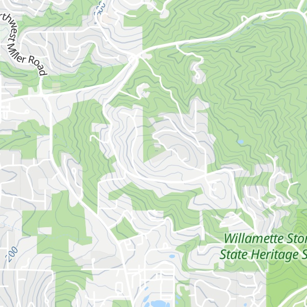 Map of Cornell Mountain