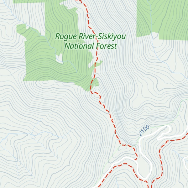 Map of McDonald Peak