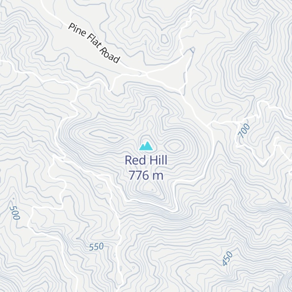 Map of Red Hill