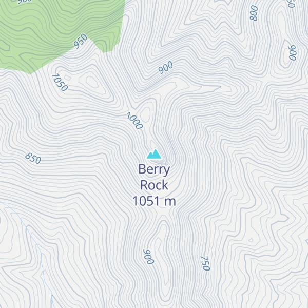 Map of Berry Rock