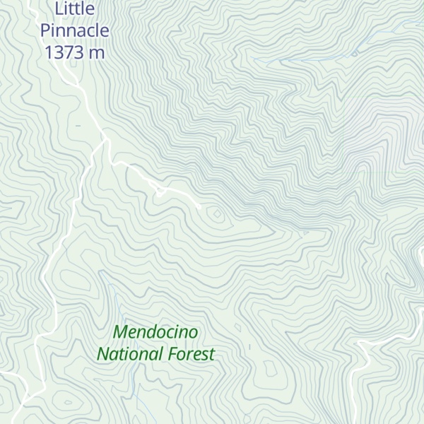 Map of Pinnacle Rock