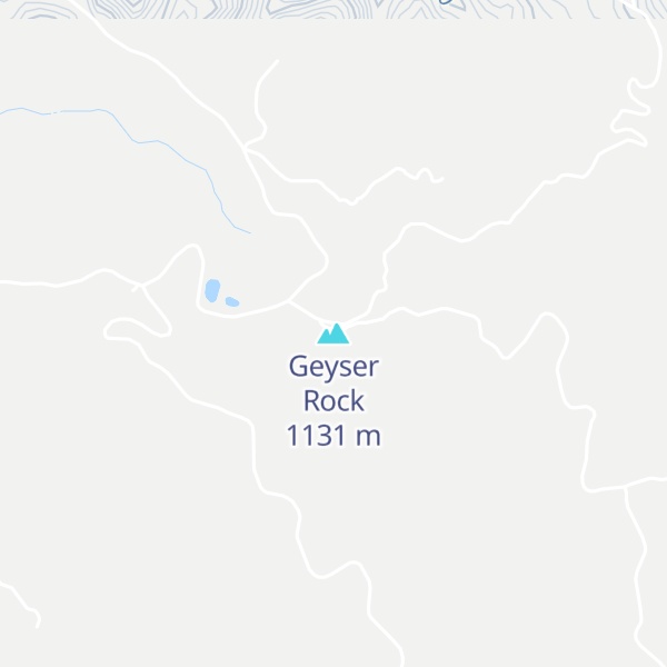 Map of Geyser Rock