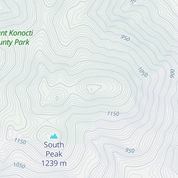 Map of Wright Peak