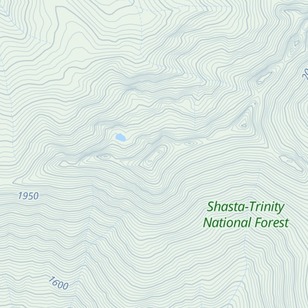 Map of Billys Peak