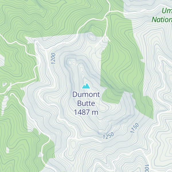 Map of Dumont Butte