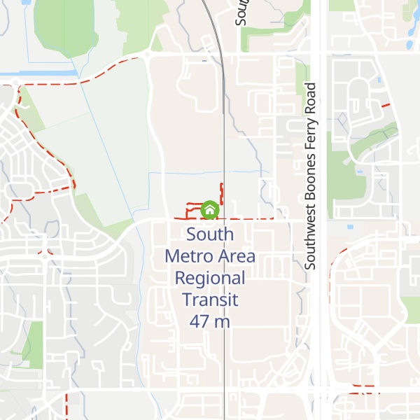 Map of South Metro Area Regional Transit