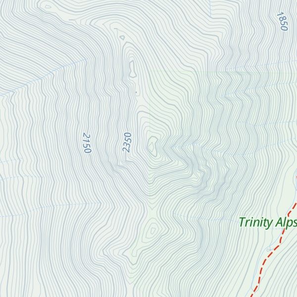 Map of Craggy Peak