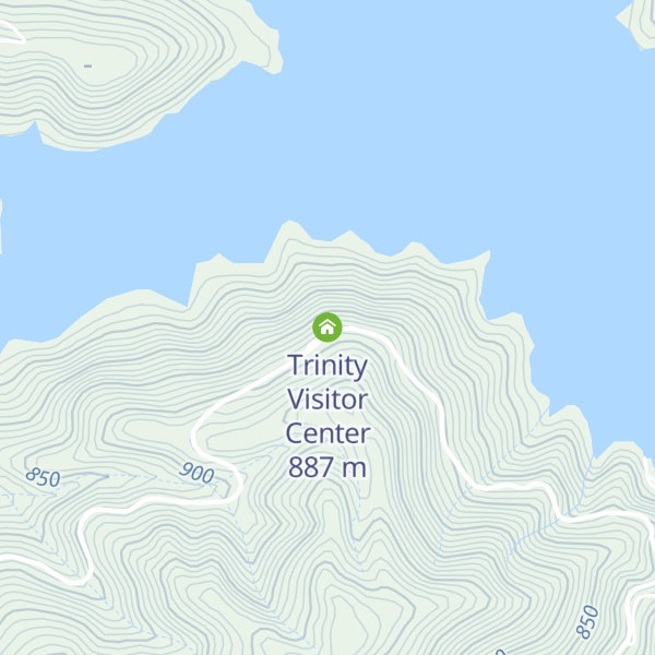 Map of Trinity Visitor Center