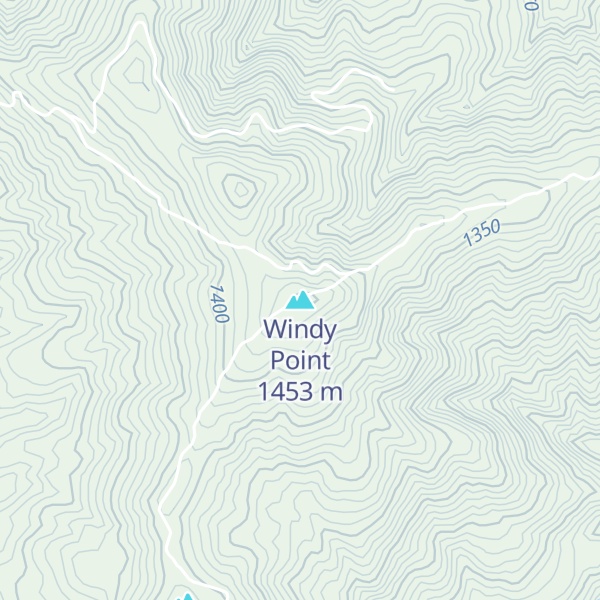 Map of Windy Point