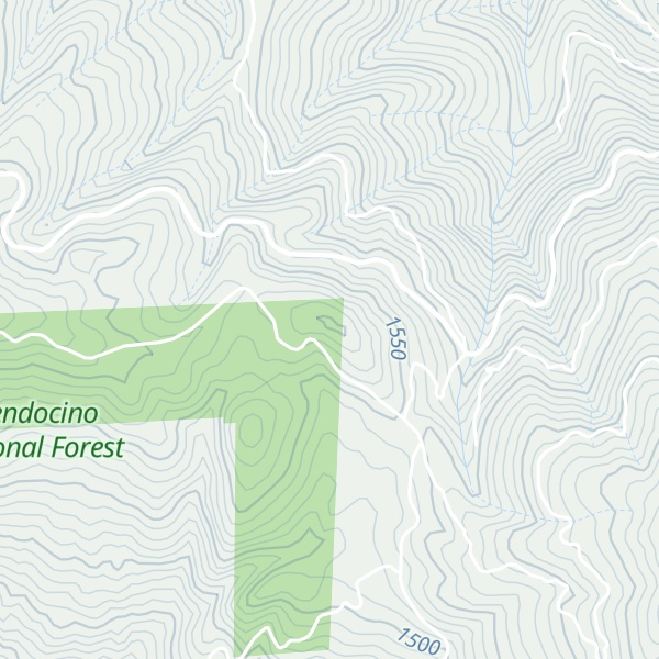 Map of Log Spring Ridge