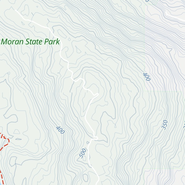 Map of Mount Pickett