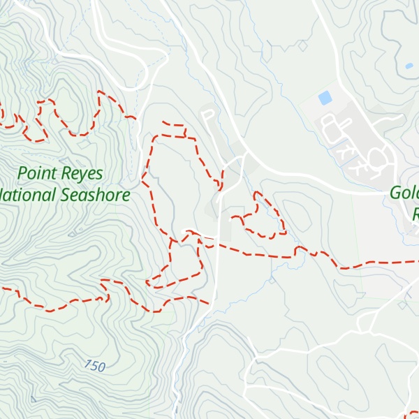 Map of Bear Valley Visitor Center