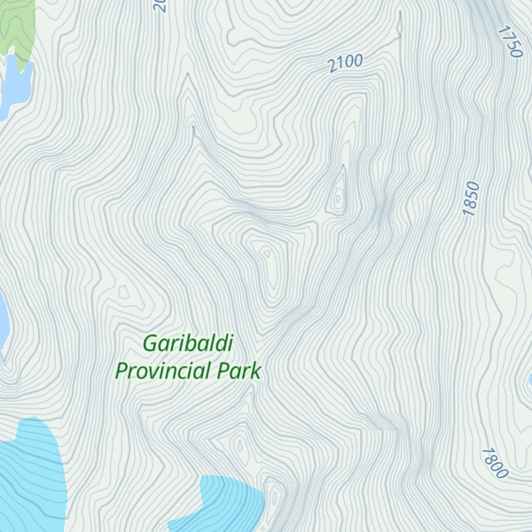 Map of Mount Charlie Chandler