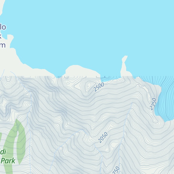 Map of Cheakamus Mountain