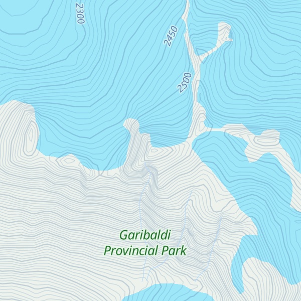 Map of Tremor Mountain