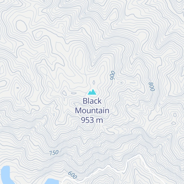 Map of Black Mountain