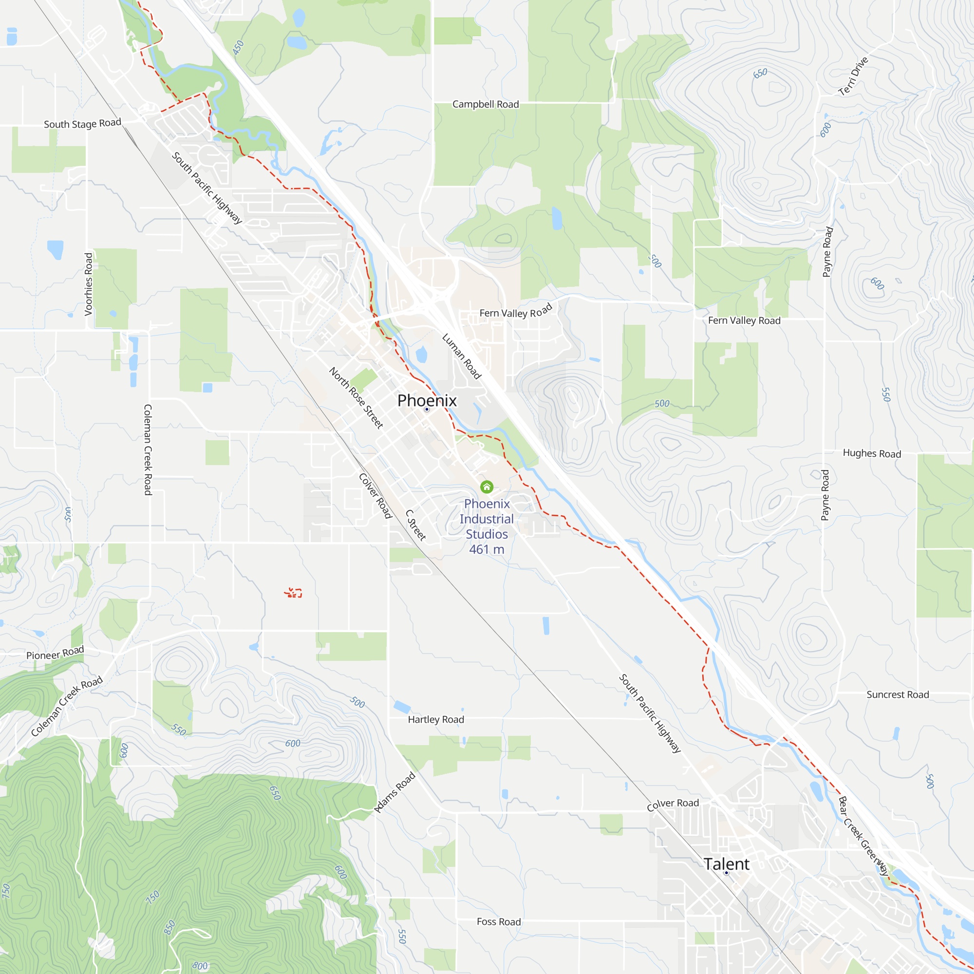 Phoenix Industrial Studios map
