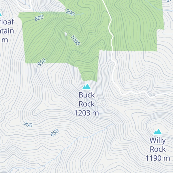 Map of Buck Rock