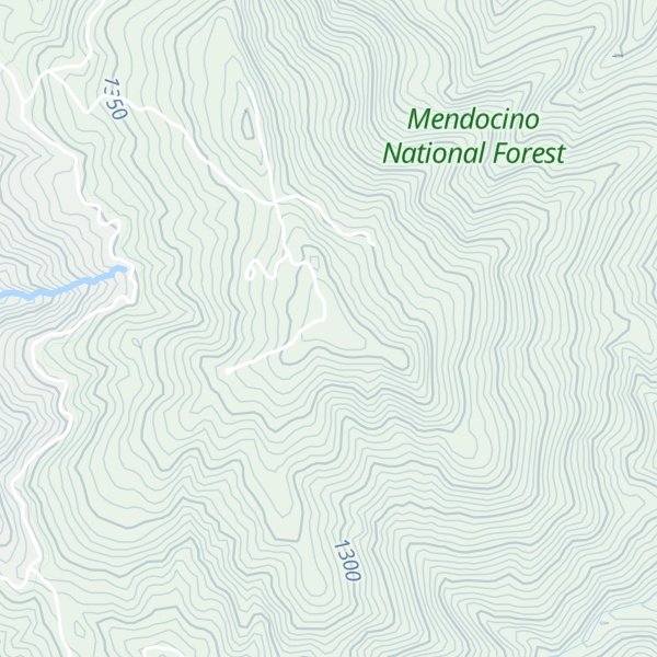 Map of High Glade Benchmark