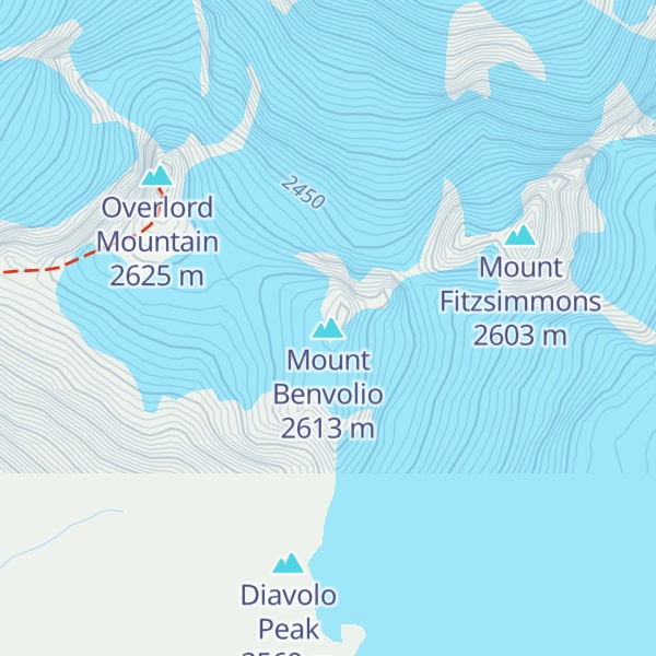 Map of Mount Benvolio