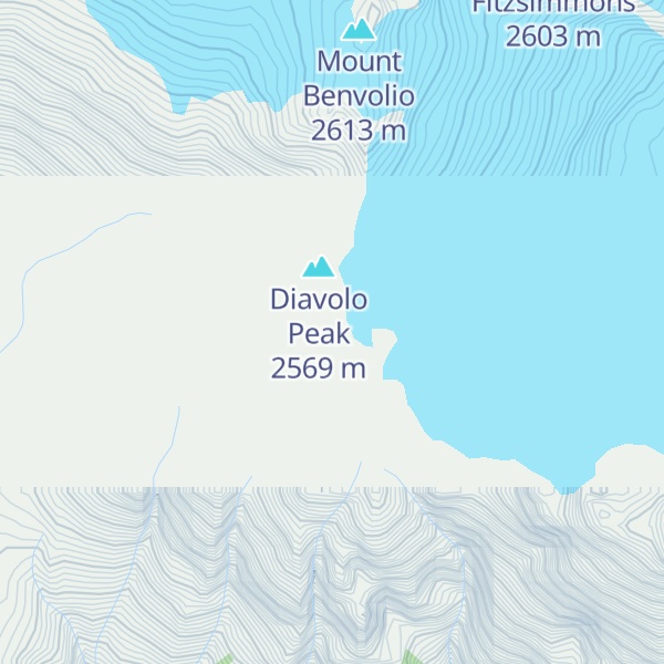 Map of Angelo Peak