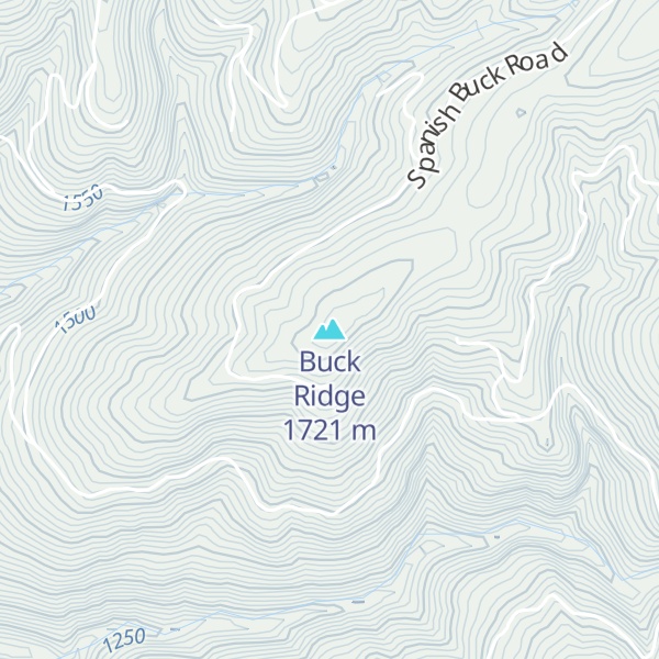 Map of Buck Ridge