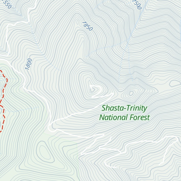 Map of Tomhead Mountain