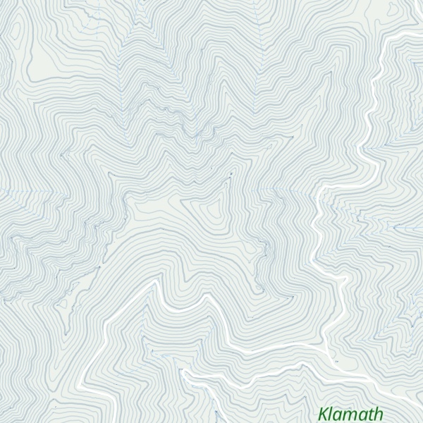 Map of Deadwood Baldy Peak