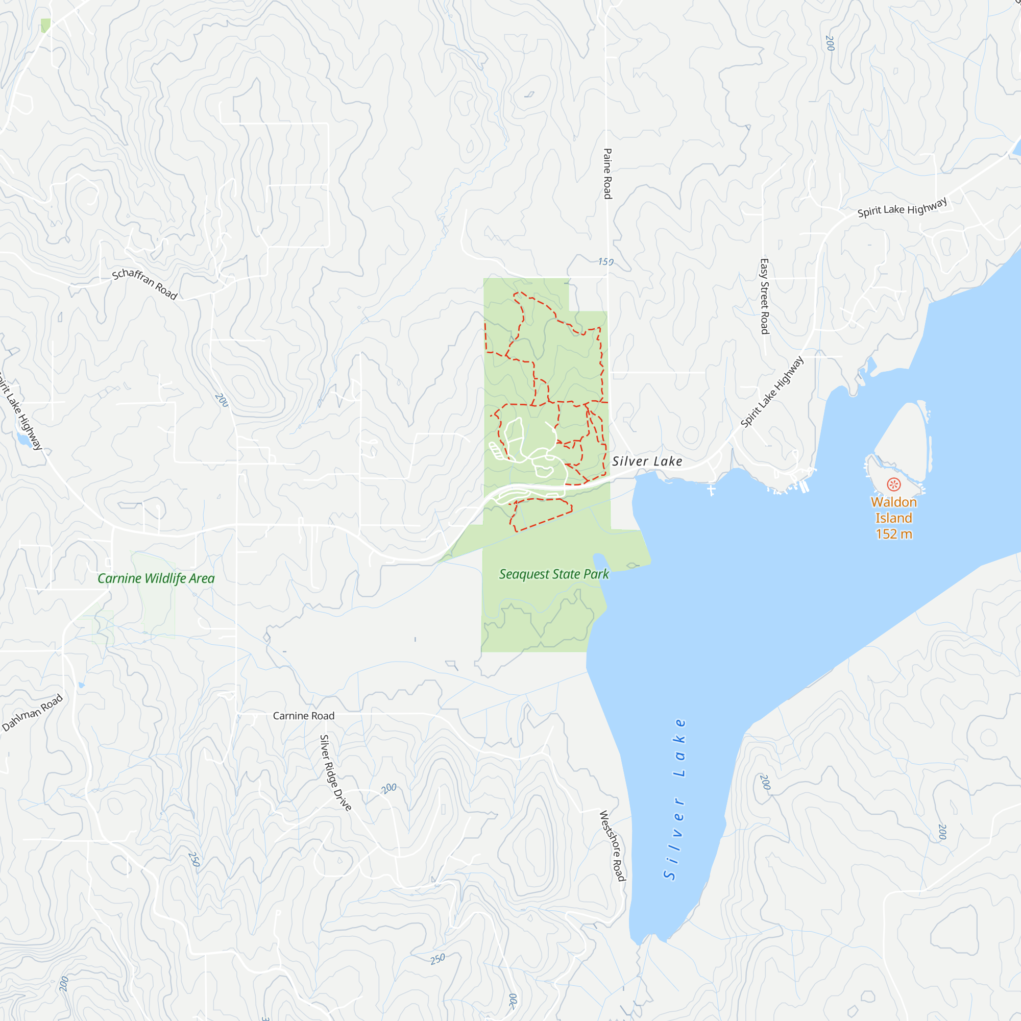 Mount Saint Helens Visitor Center map