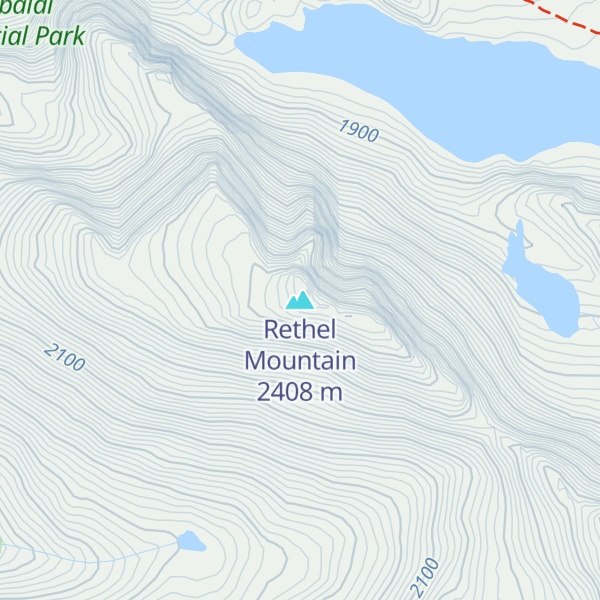 Map of Rethel Mountain