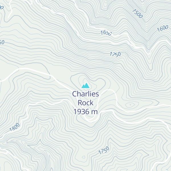 Map of Charlies Rock