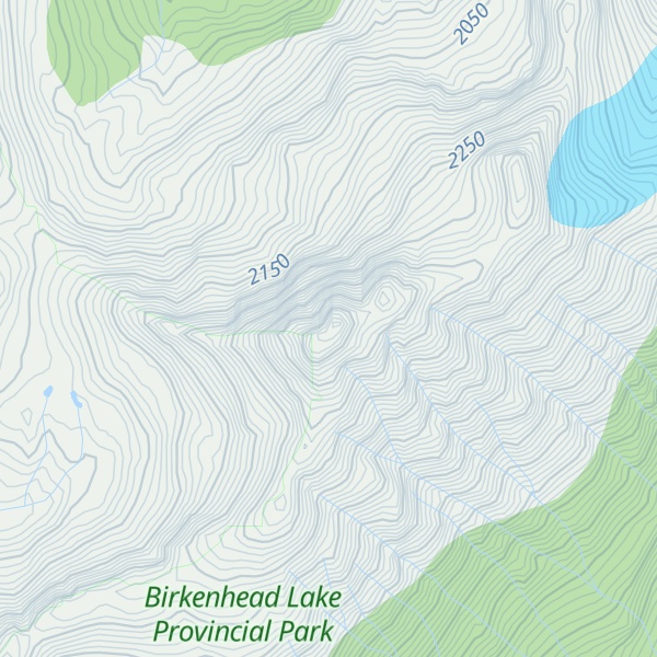 Map of Sockeye Horn/Mystery Peak