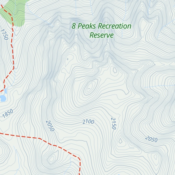 Map of Mount Ronayne