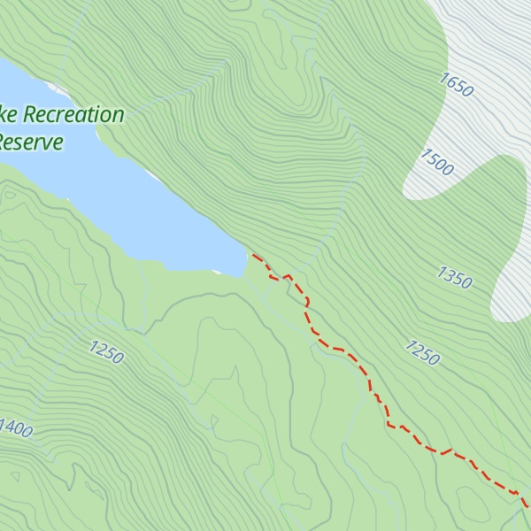 Map of Owl Lake Cabin