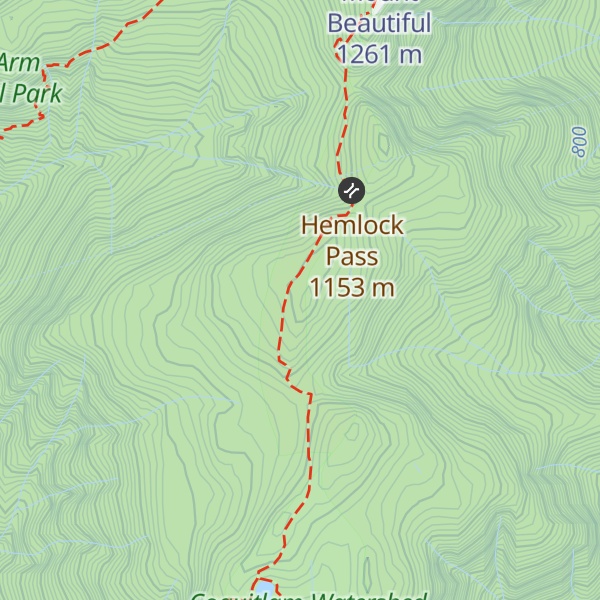 Map of Tangled Summit