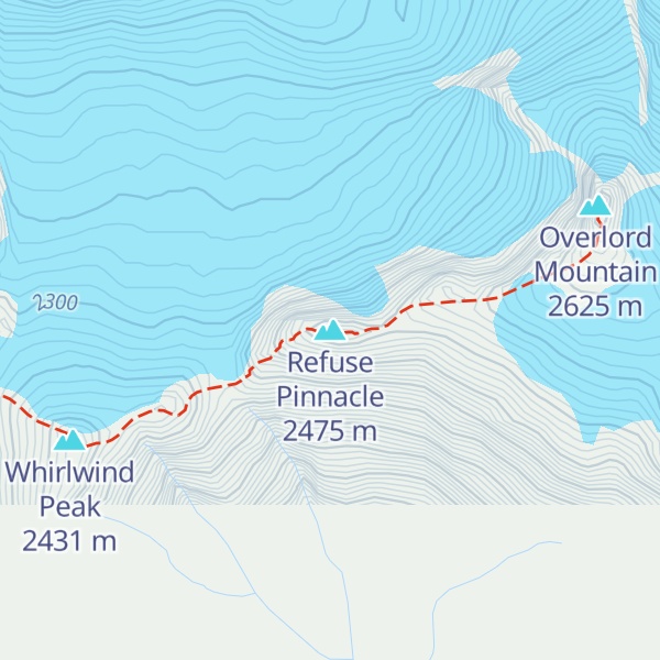 Map of Refuse Pinnacle