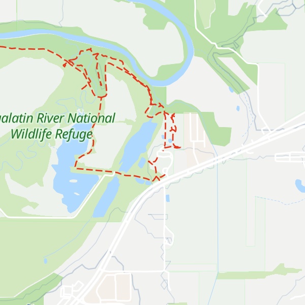Map of Tualatin River National Wildlife Refuge Visitor Center