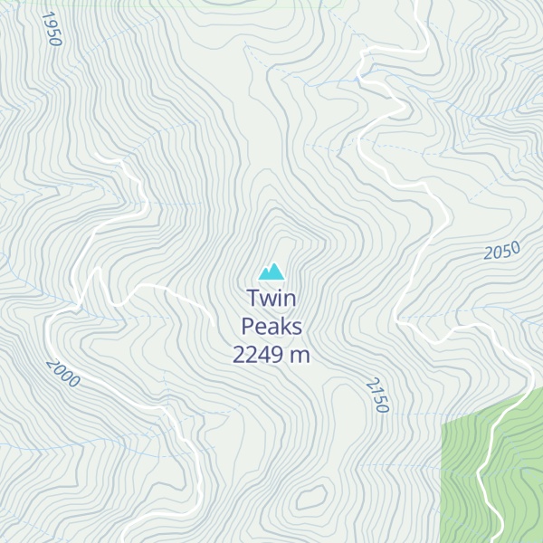 Map of Twin Peaks