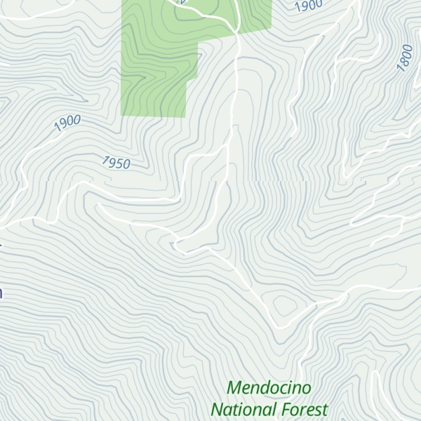 Map of Brushy Mountain