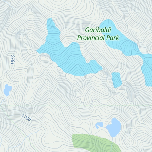 Map of Crawford Peak