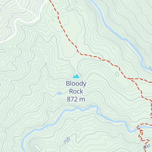 Map of Bloody Rock