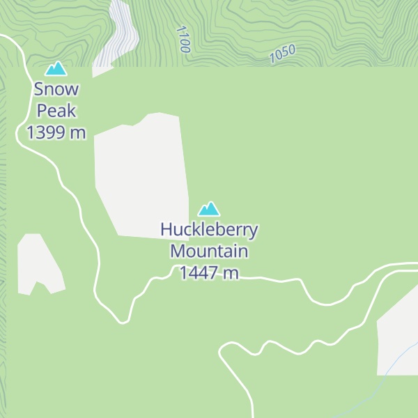 Map of Huckleberry Mountain