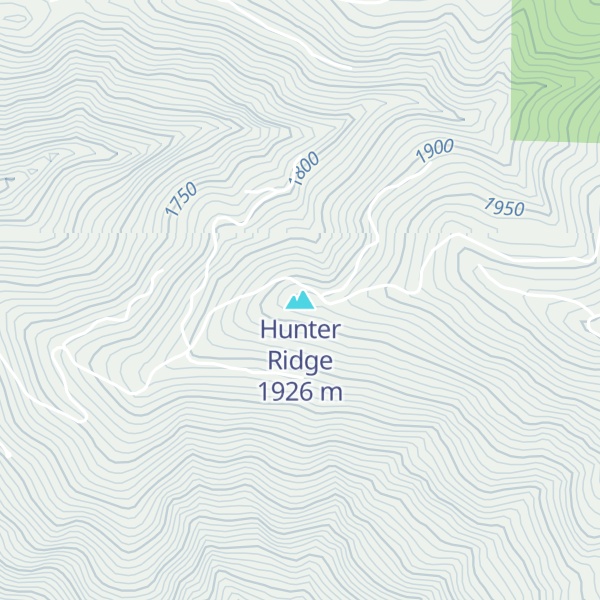 Map of Hunter Ridge