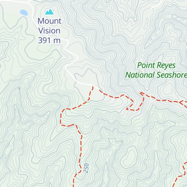 Map of Point Reyes Hill