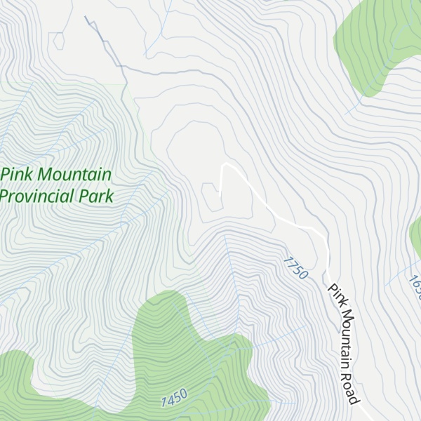 Map of Pink Mountain