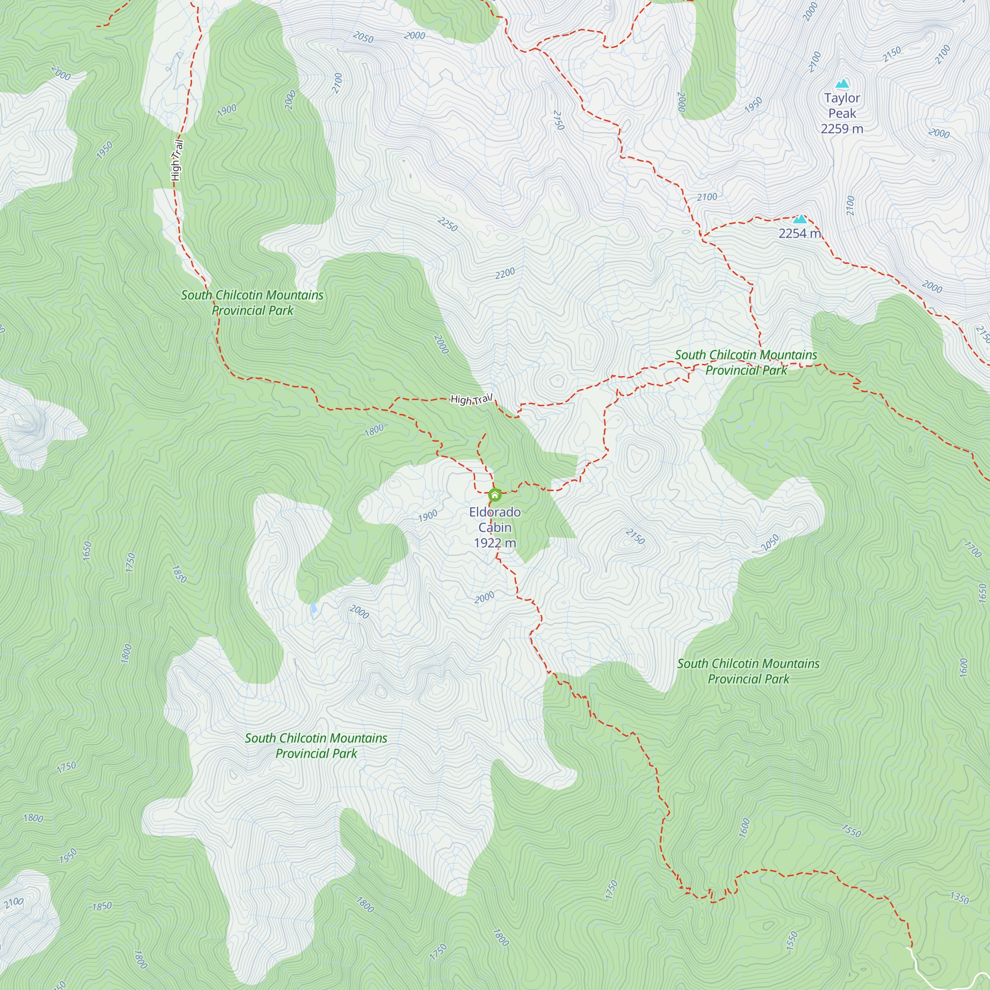 Eldorado Cabin map