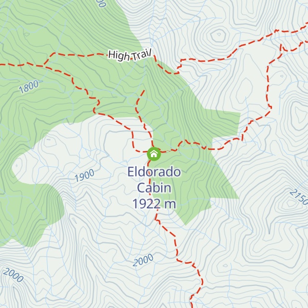 Map of Eldorado Cabin