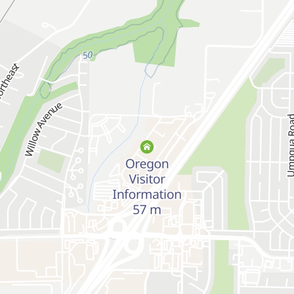 Map of Oregon Visitor Information