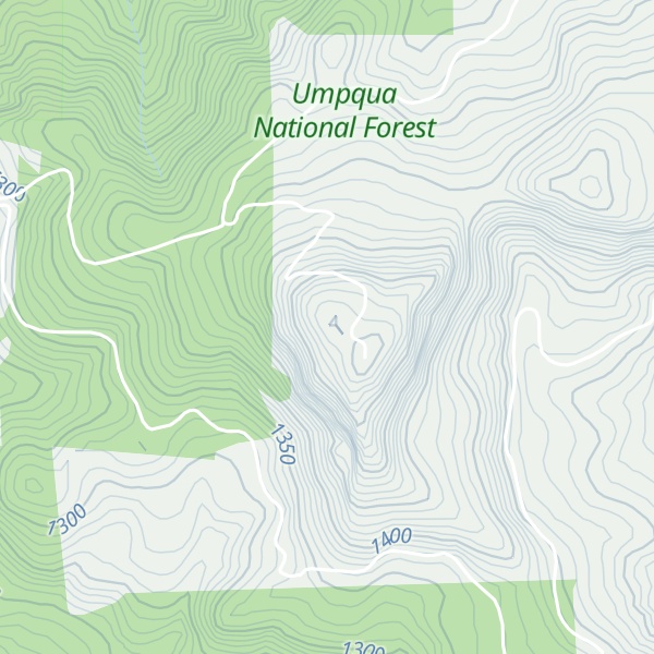 Map of Red Butte