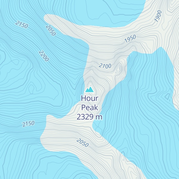 Map of Hour Peak